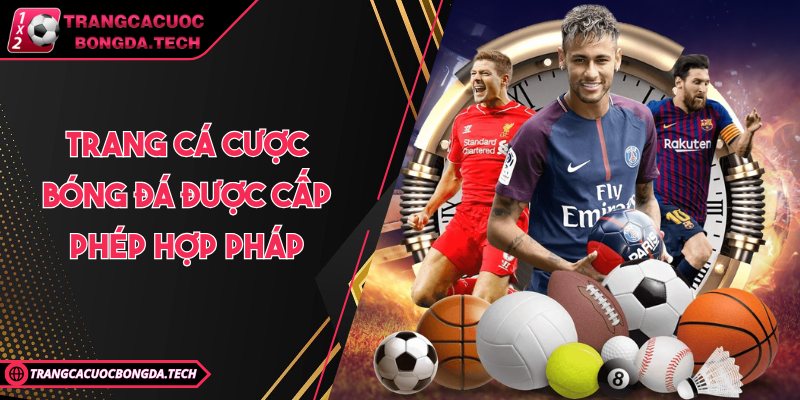 Trang cá cược bóng đá được cấp phép hợp pháp